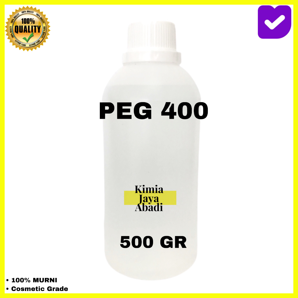 Jual PEG 400 / Polyethylene Glycol 400 500 Gram | Shopee Indonesia