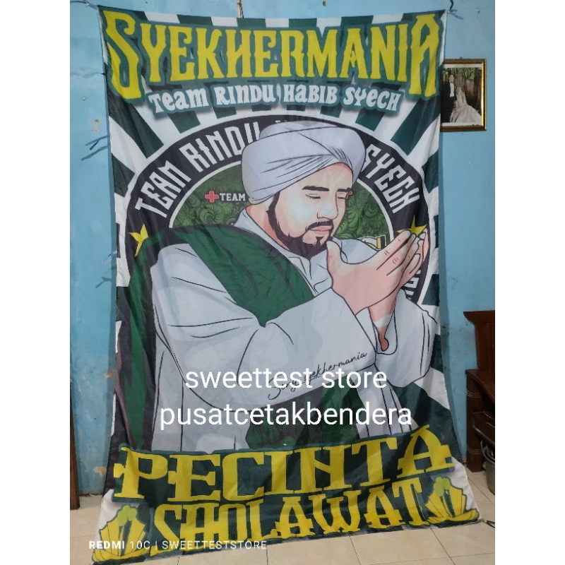 Jual TERBARU + CETAK BENDERA SYEKHERMANIA, BENDERA MAFIA SHOLAWAT ...