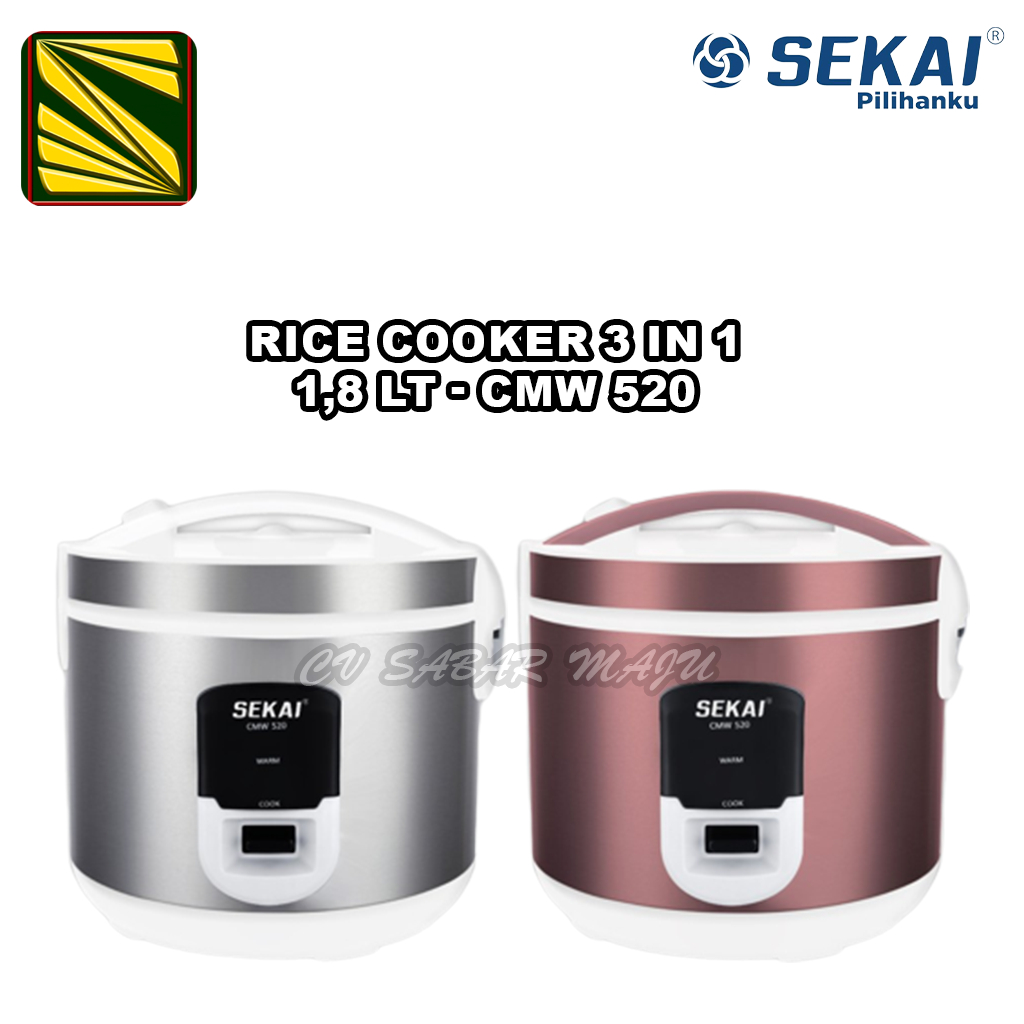 Jual Magic com / Rice Cooker 3 In 1 Penanak Nasi 1,8 Liter CMW 520 Sekai Shopee Indonesia