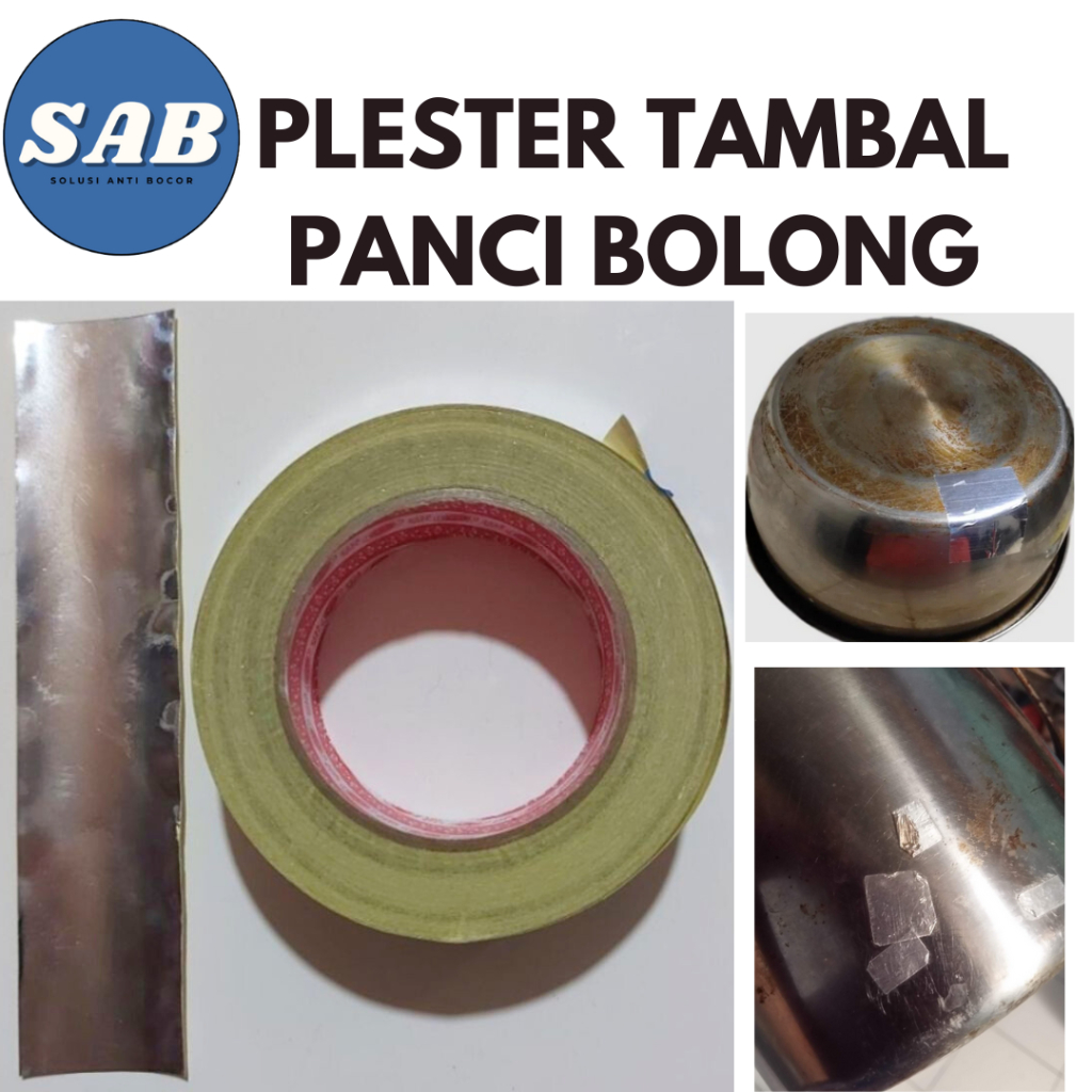 Jual Lakban Panci Bolong Aluminium Foil Tahan Panas Tambal Knalpot