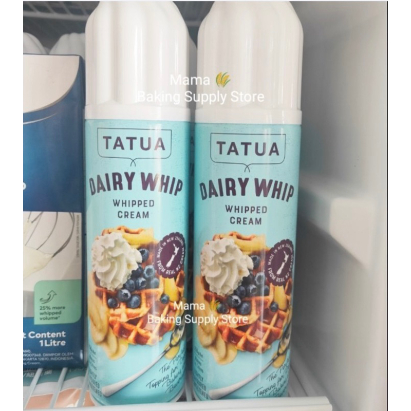 Jual TATUA Dairy Whipping Whipped Whip Cream Aerosol Tatua BESAR 400gr