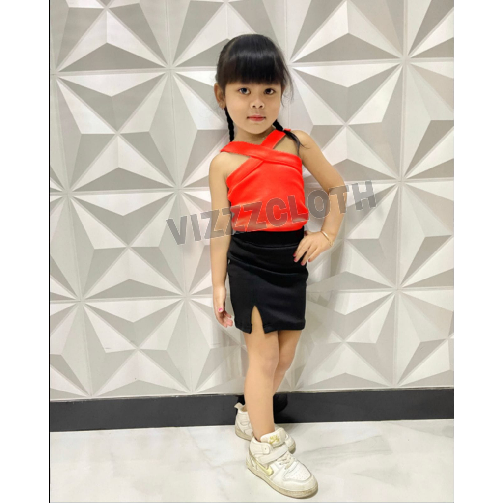 Little M Skirt With Button Anak Perempuan main image 0