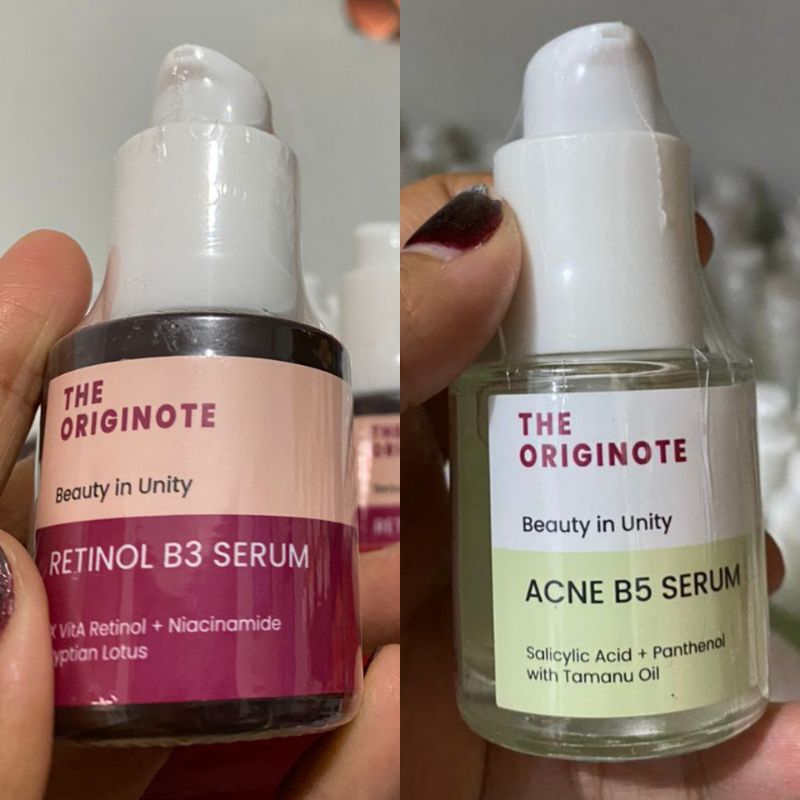 Jual The Originote Retinol B3, Acne B5 Serum Anti Aging | Shopee Indonesia