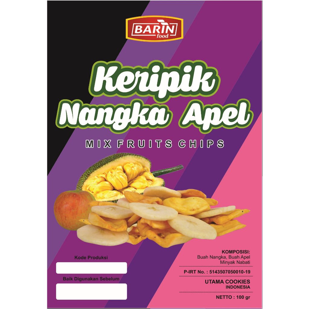 Jual Keripik Nangka Apel Buah Mix Fruit Malang 100g Shopee Indonesia