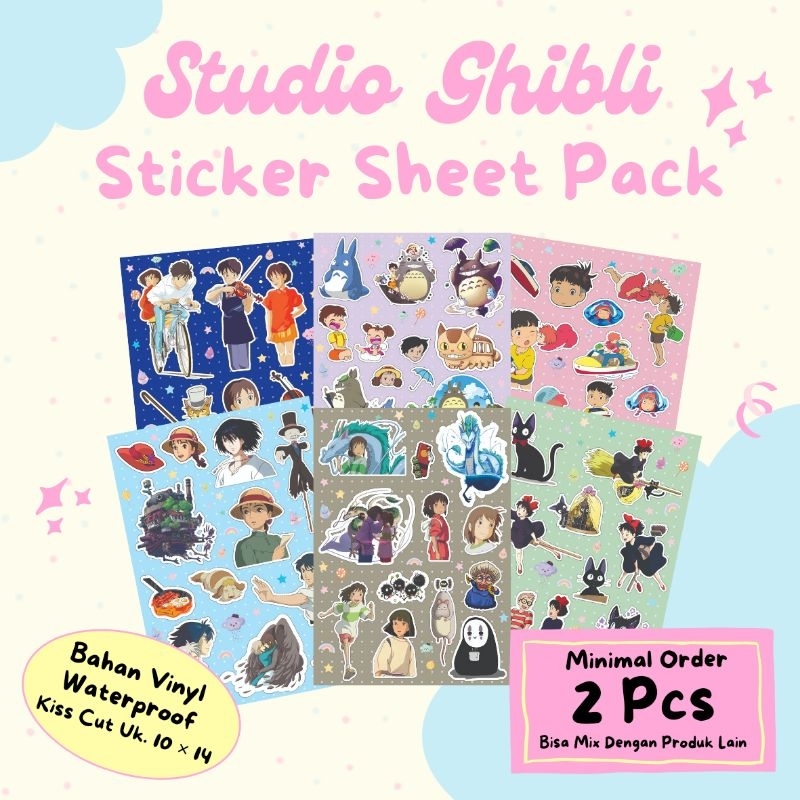 Jual Sticker Tumblr Anime Studio Ghibli | Sticker Anime Spirited Away ...