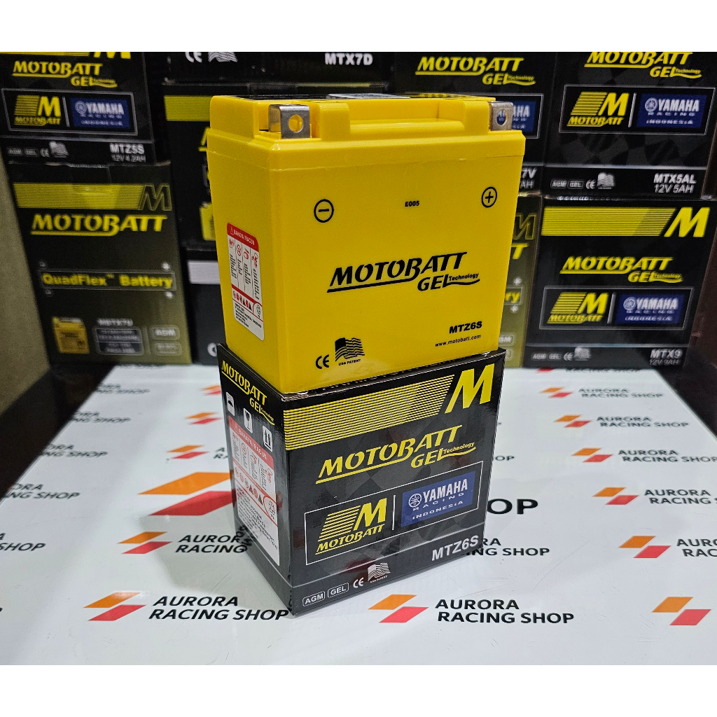 Jual AKI GEL MOTOBATT MTZ6S MOTOR YAMAHA NEW NMAX 155 / NEW AEROX 155