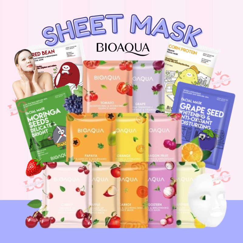 Jual Bioaqua Masker Sheet Mask G Shopee Indonesia