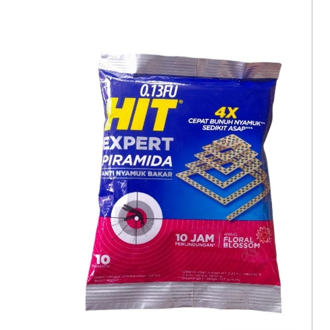 Jual HIT EXPERT PIRAMIDA 10'S Obat Nyamuk Bakar Hit Piramida 1 Box Isi ...