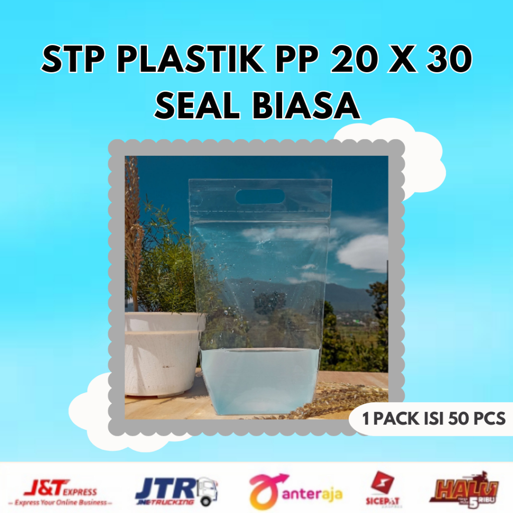 Jual Pcs Kemasan Standing Pouch Stp Plastik Pp Transparan X