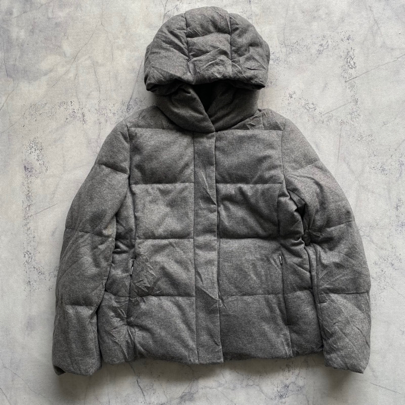 Jual Puffer Jacket Uniqlo (grey) Shopee Indonesia