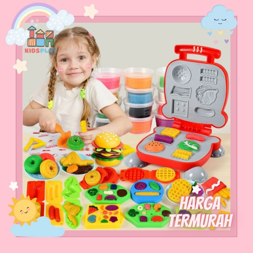 Mainan playdough deals