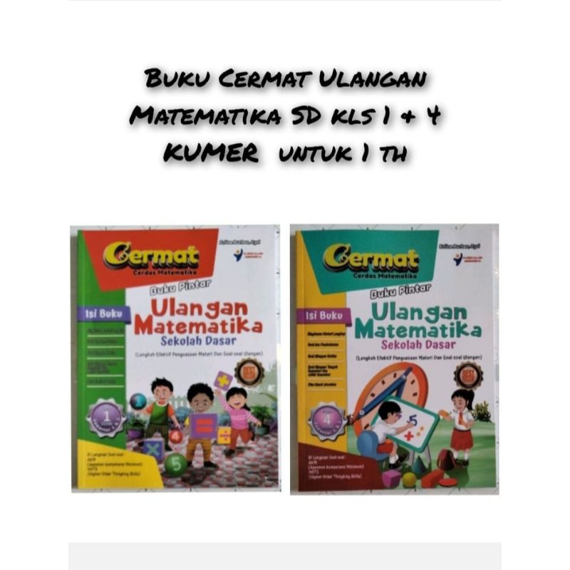 Jual Buku Cermat Pintar Ulangan Matematika Untuk Sd Mi Kelas