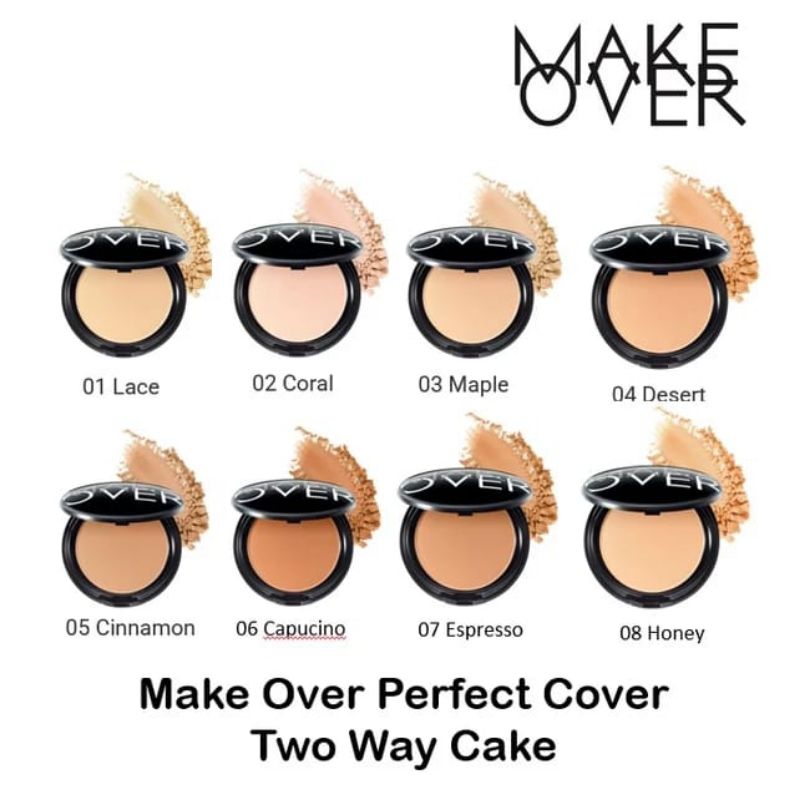 Jual Make Over Perfect Cover Two Way Cake | Compact powder | Shopee ...