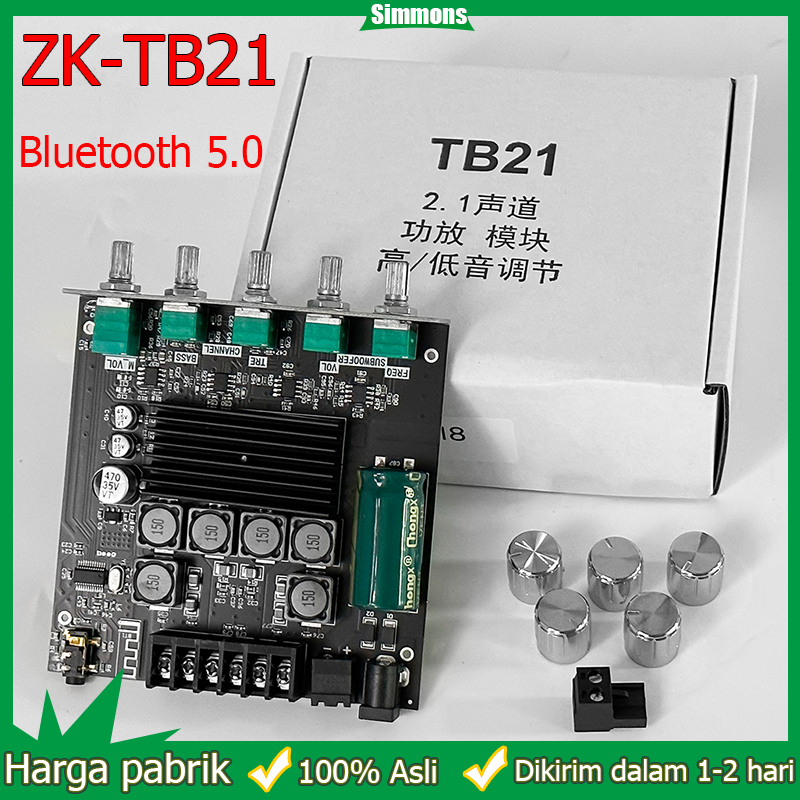 Jual ZK-TB21 TPA3116D2 Bluetooth 5.0 Amplifier Board 50Wx2+100W ...