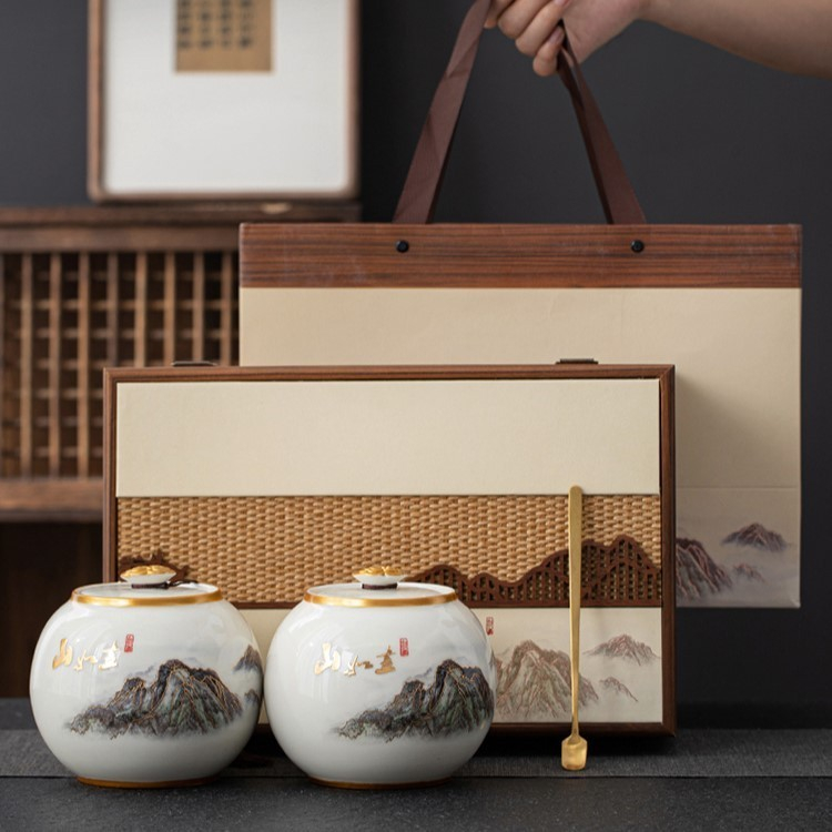 Jual Penyimpanan Tempat Teh Kopi Set / Tea Leaves Storage Jar 1317 ...