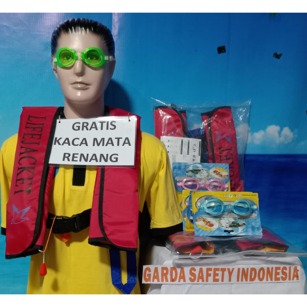 Jual PELAMPUNG OTOMATIS GAS CO2 MARLIN / LIFE JACKET CO2 MARLIN / LIFE