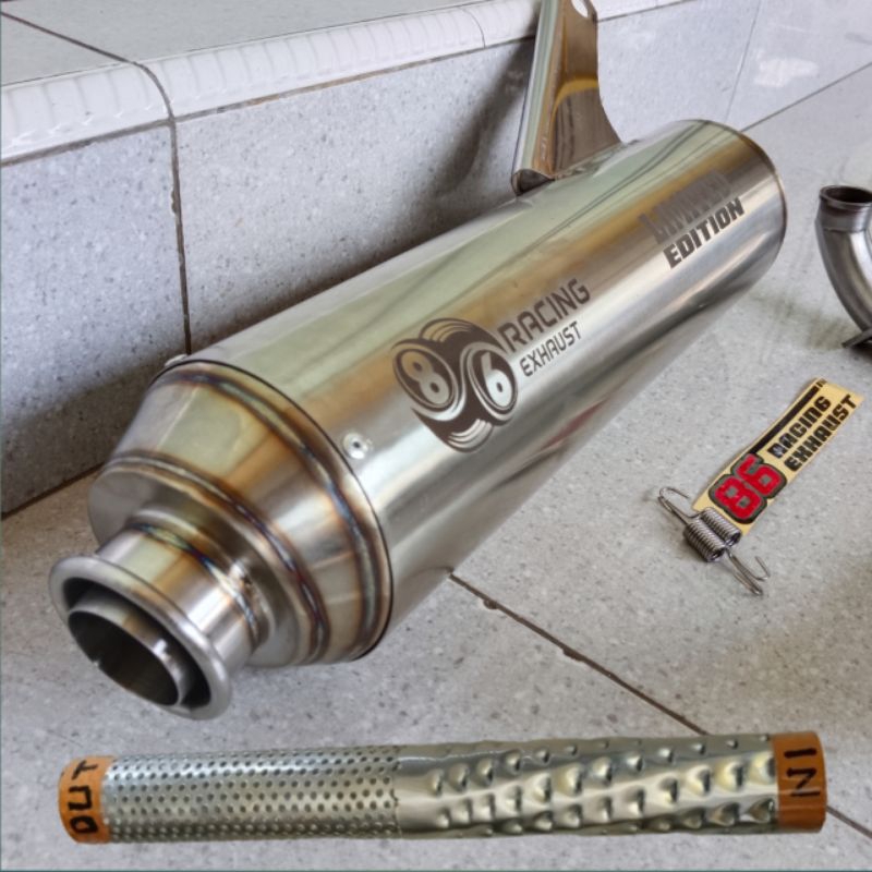 Jual knalpot standar racing suara ramah lingkungan original 86 racing ...