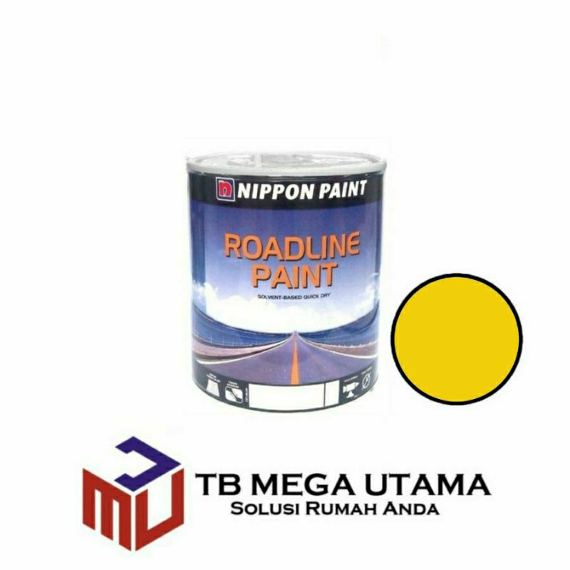 Jual Nippon Roadline Paint Kg Yellow Cat Marka Jalan Trotoar Warna Kuning Shopee Indonesia