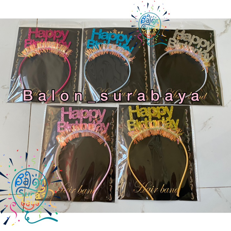 Jual Bando Happy birthday dan Birthday Princess | Shopee Indonesia
