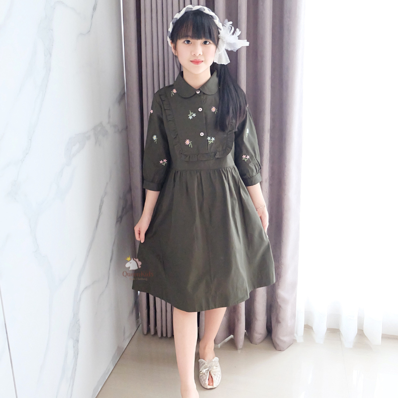Jual Queenkids Selena Dress Pakaian Anak Perempuan Korean Style