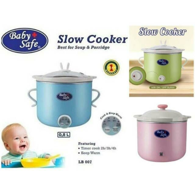 Jual Baby Safe Slow Cooker LB007 LB008 LB009 LB06D LB07M Pembuat MPASI Bayi / Slow Cooker