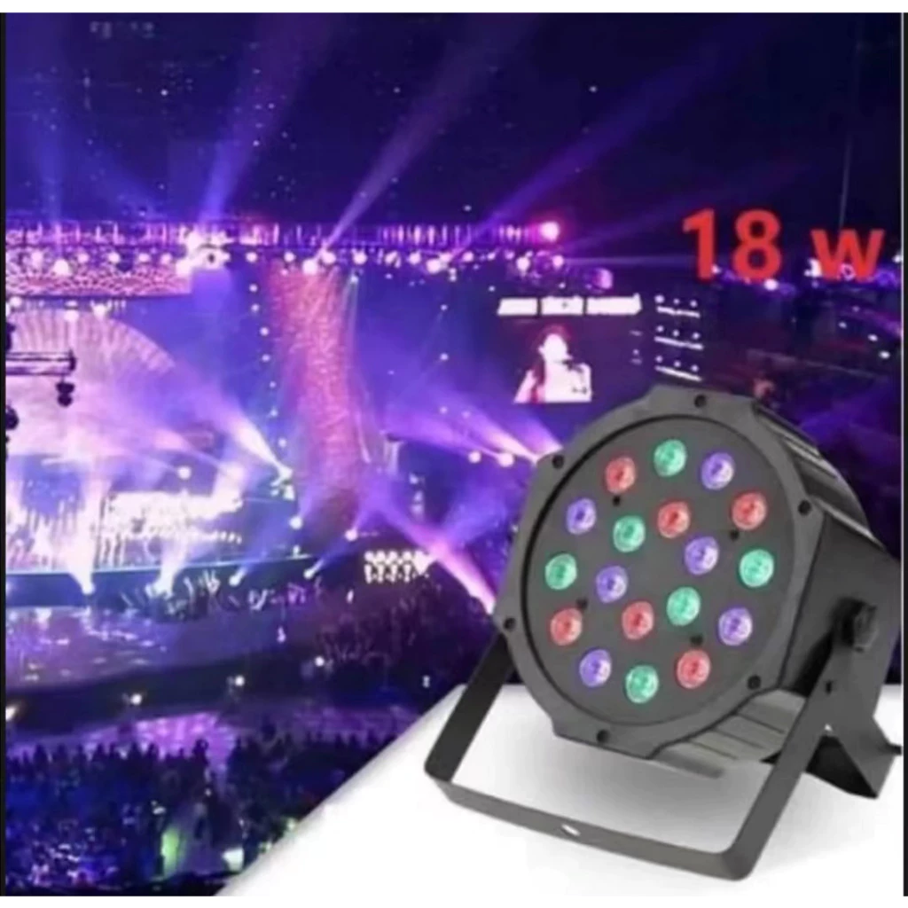 lampu led par 18 led / lampu sorot panggung disco 18 mata | AutoStock