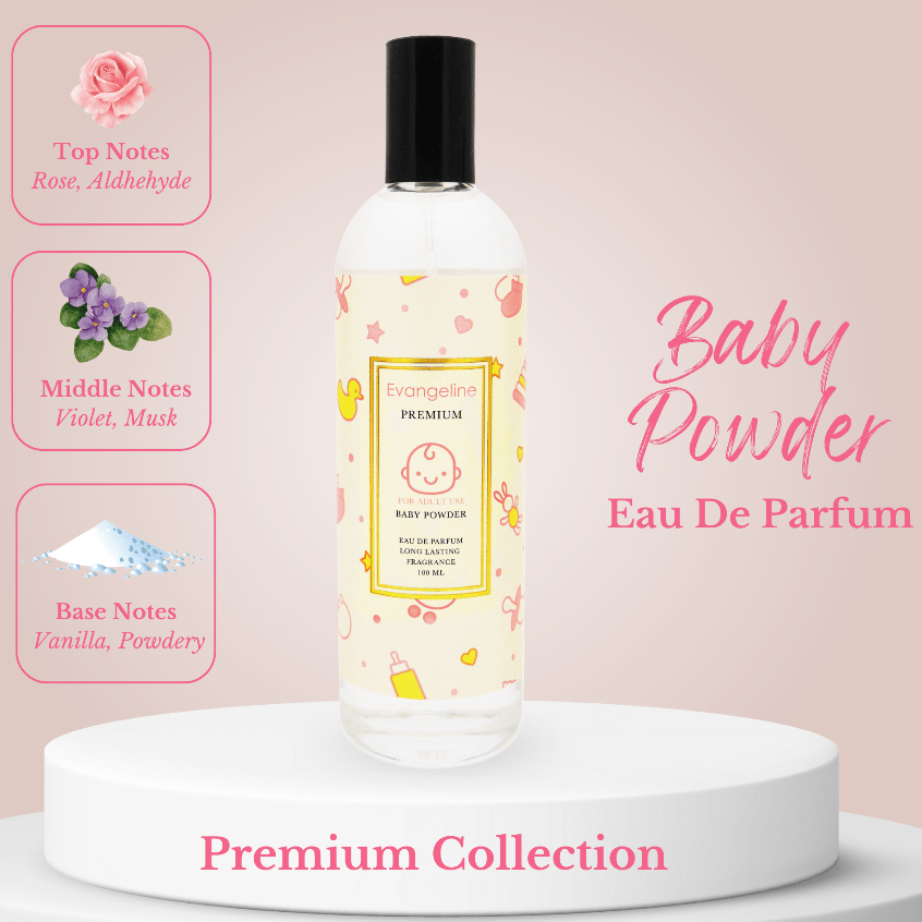Jual Parfum Evangeline Premium 100ml Eau De Parfum BabyPowder Aroma