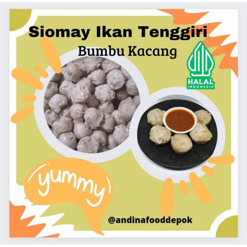 Jual Siomay Ikan Tenggiri Bumbu Kacang Enak Frozen Dan Halal Shopee