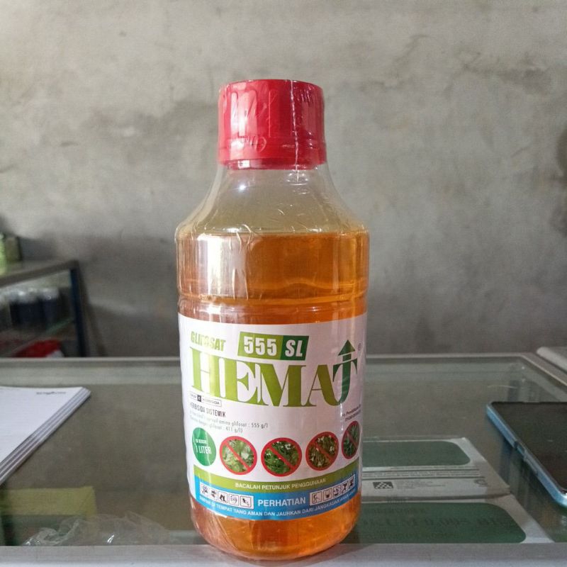 Jual Herbisida Sistemik Hemat 555 Sl 1 Liter Shopee Indonesia