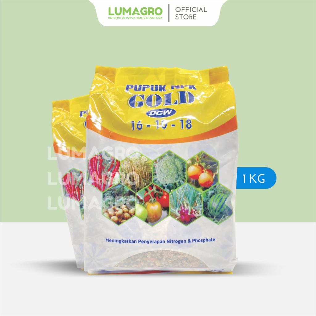 Jual Pupuk NPK Gold DGW 1kg Memaksimalkan Pertumbuhan Tanaman Pada Fase ...