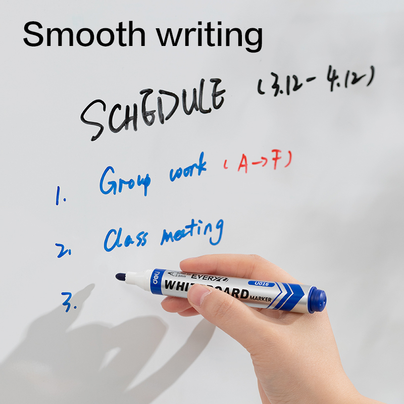 Deli Spidol Papan Tulis / Dry Erase Marker Tebal 2.5mm EU016 (4)