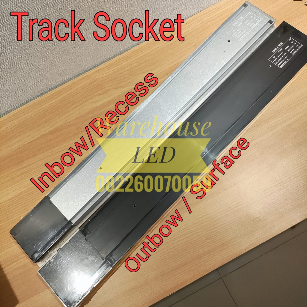 Jual Stop Kontak Rel Power Track Socket Inbow Recess Outbow Surface ...