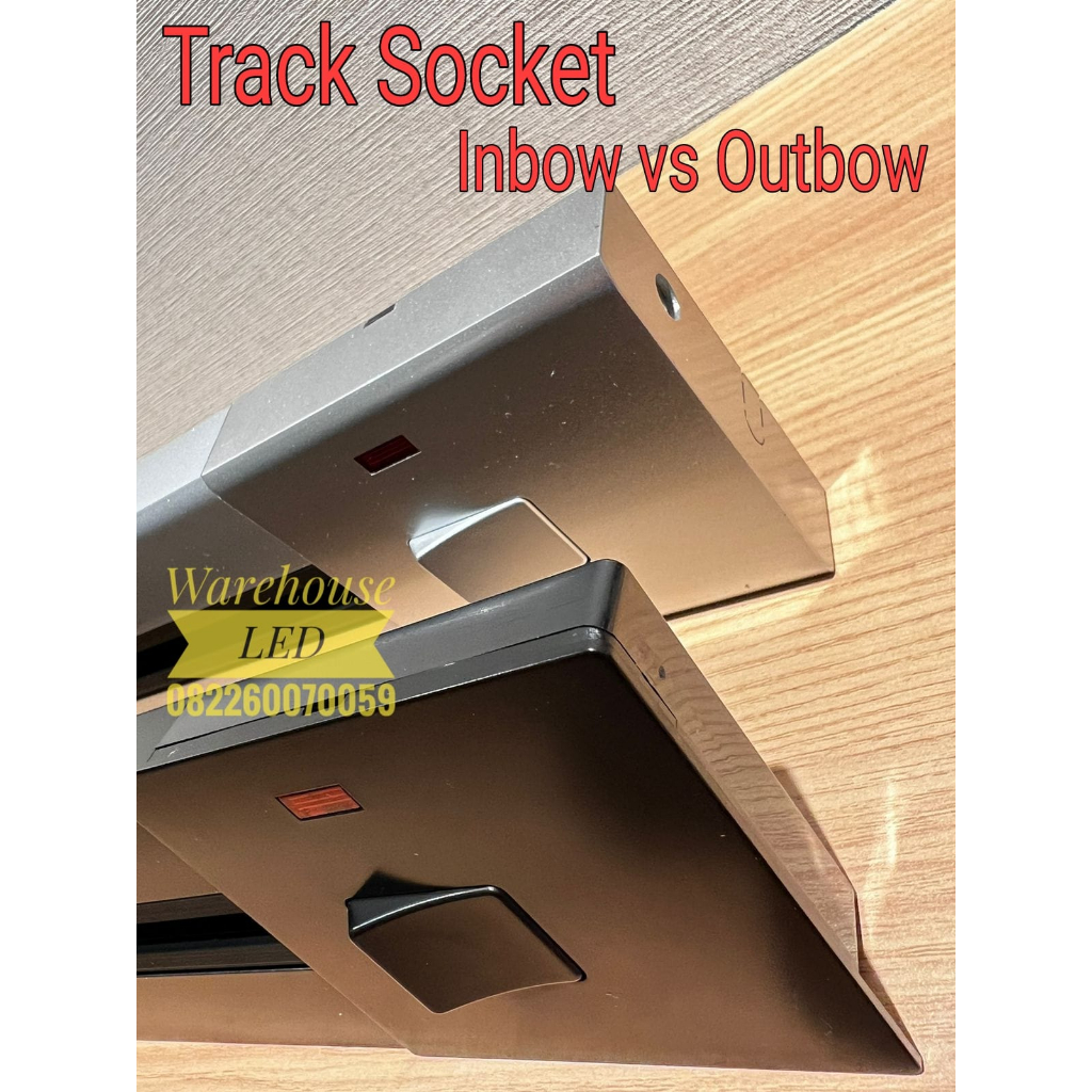 Jual Stop Kontak Rel Power Track Socket Inbow Recess Outbow Surface ...
