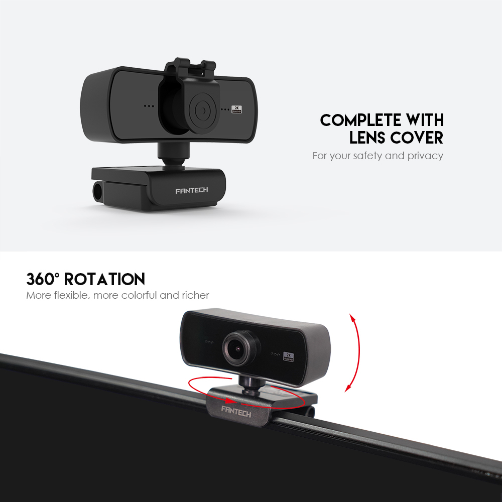 Jual Camera Webcam Fantech C30 Luminous QHD 1440P 2K 4MP Webcam ...