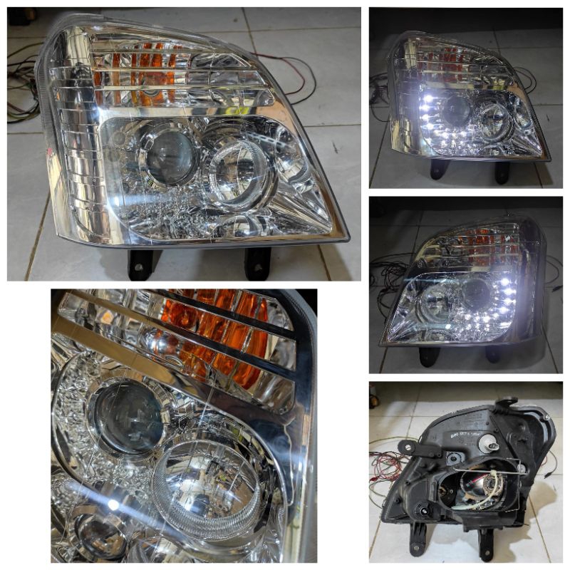 Jual D13-1101P-RD-1 Headlamp Isuzu Dmax / D-Max 2002-2007 Projector LED ...