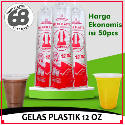 Gelas Plastik 12 Oz