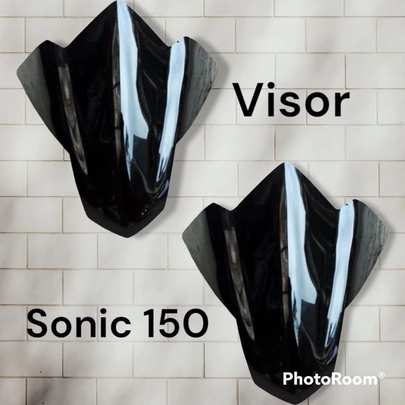 Jual VISOR HONDA SONIC 150 HITAM TEBAL 3MM | Shopee Indonesia