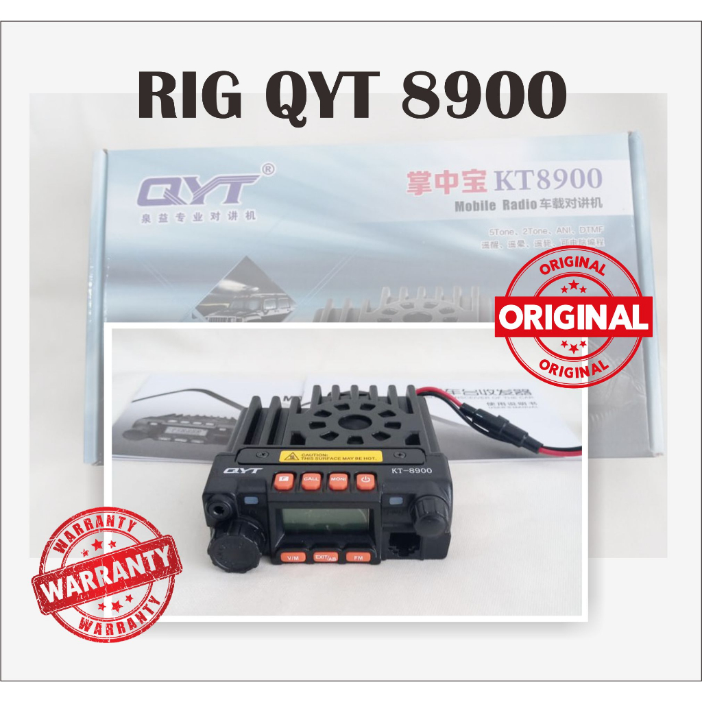Jual Mini RIG QYT KT 8900 Mobile Radio KT-8900 Analog kecil dual band ...