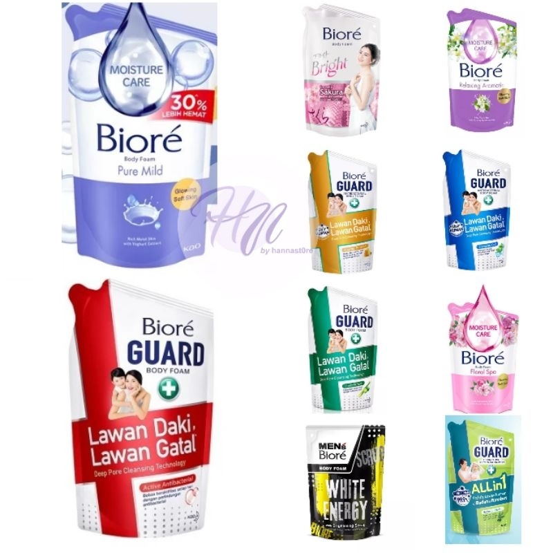 Jual Biore Body Foam Relaxing Aromatic / sakura / lawan daki 400 ml ...
