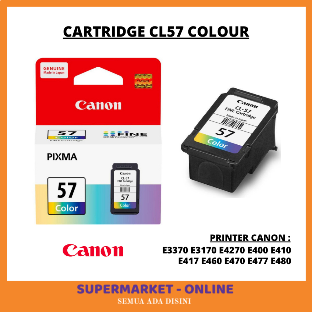 Jual HARGA PROMO!! Cartridge Catridge Tinta Canon CL57 CL57 Warna