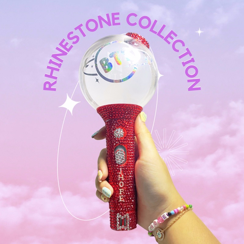 Jual RHINESTONE Skin Sticker Decal Army Bomb Light Stick BTS Versi SE ...