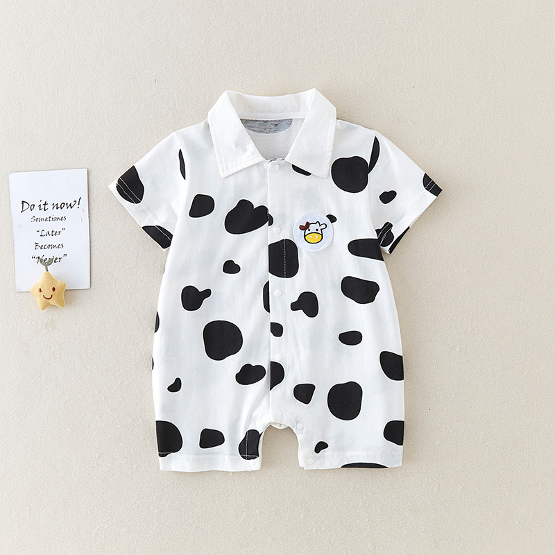 Jual Nooc Baju Romper Bayi Kerah Sapi Hitam Putih | Shopee Indonesia