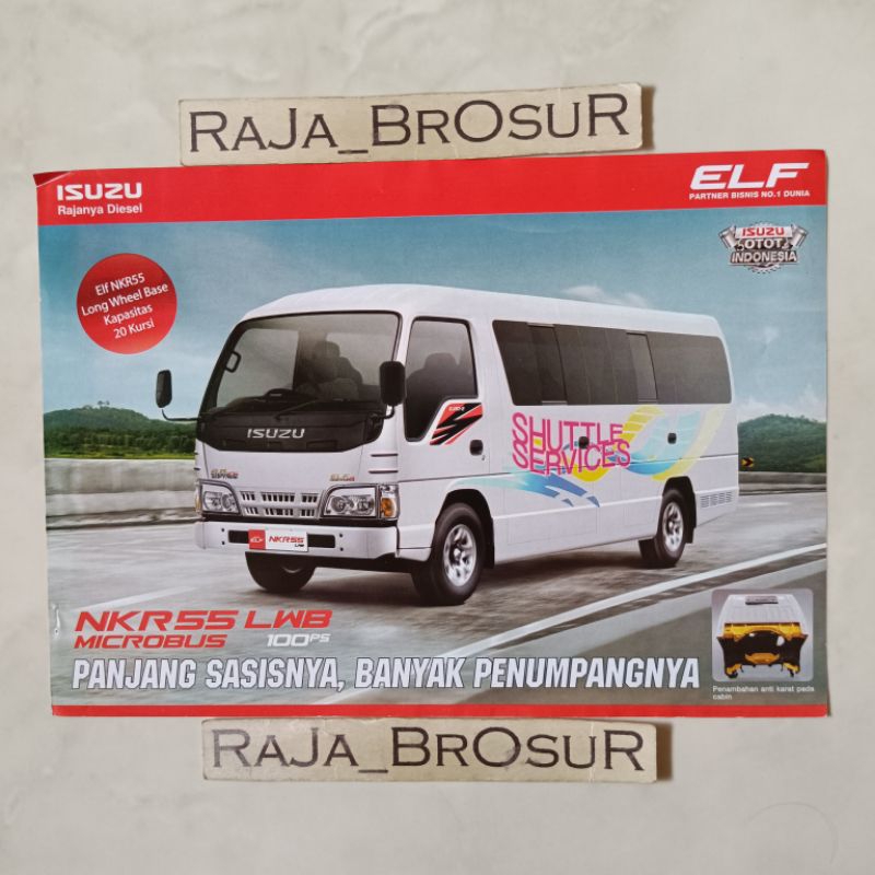 Jual Poster Brosur Katalog Flyer Isuzu Elf Nkr Nkr Lwb Ps