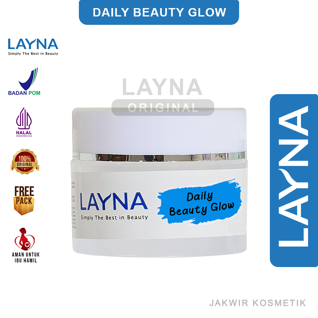 Jual Layna Daily Beauty Glow Cream Siang | Shopee Indonesia