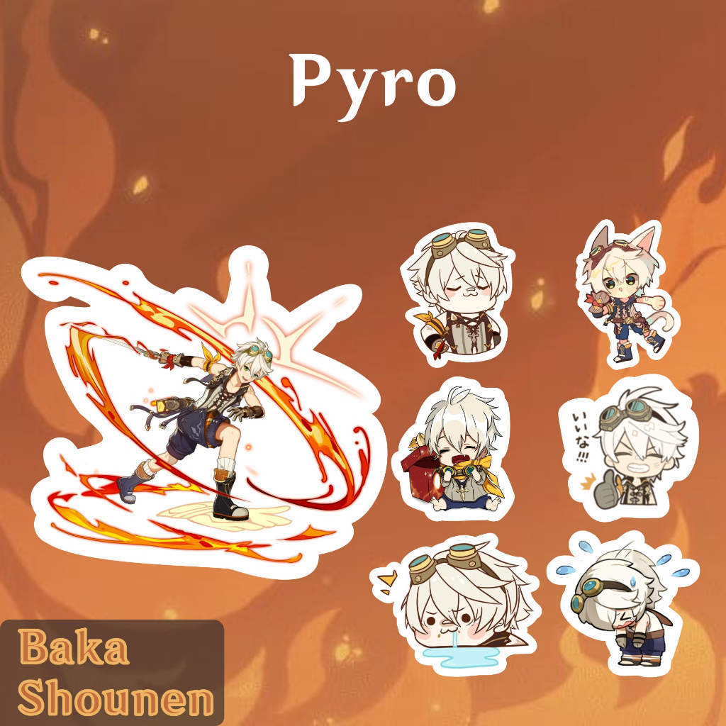 Jual STIKER BENNETT - GENSHIN IMPACT {Baka Shounen} | Shopee Indonesia