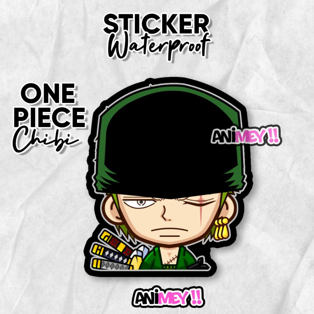 Jual Stiker One Piece Chibi / Sticker Anime Waterproof | Shopee Indonesia