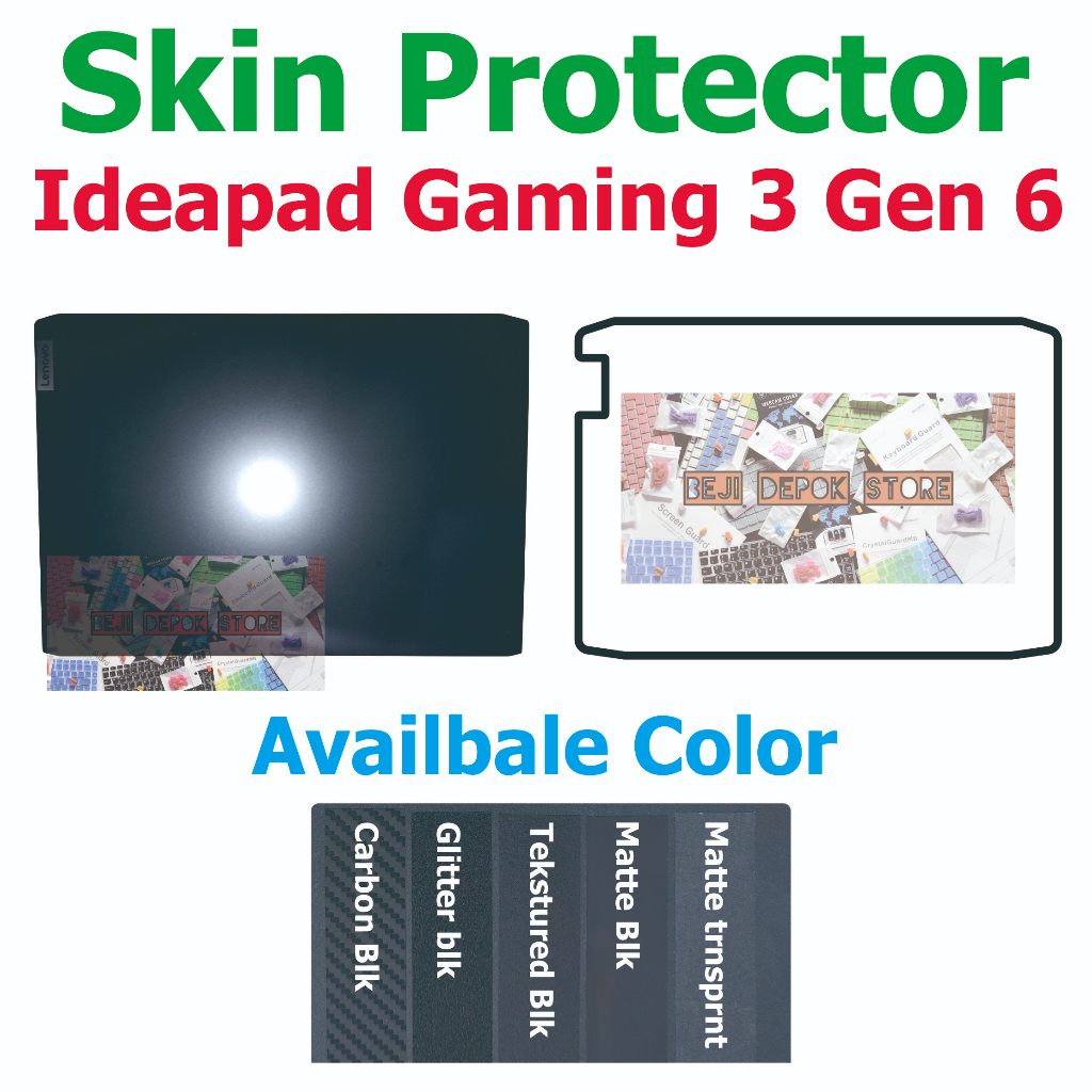 Jual Lenovo Ideapad Gaming 3 Gen 6 Skin Guard Garskin Shopee Indonesia 