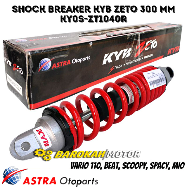 Jual SHOKBEKER BELAKANG Shock Breaker Mio Beat Scoopy 300 Mm Kayaba ...