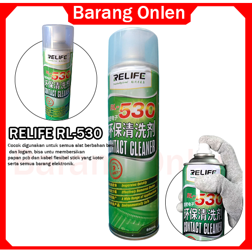 Jual RELIFE RL-530 Contact Cleaner Spray Semprotan Pembersih mesin hp ...
