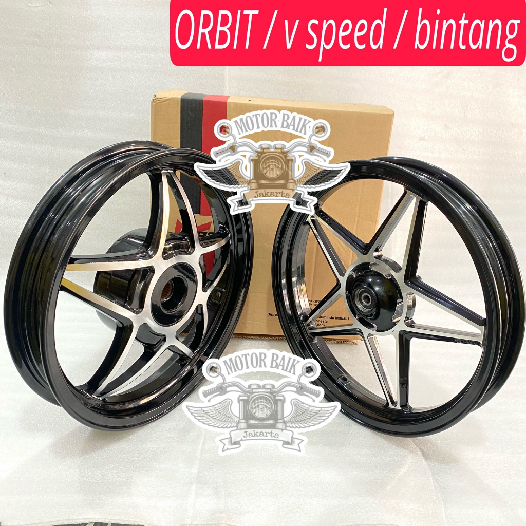 Jual velg pelek velek racing ROSSI vrossi bintang ORBIT model x*r motor ...